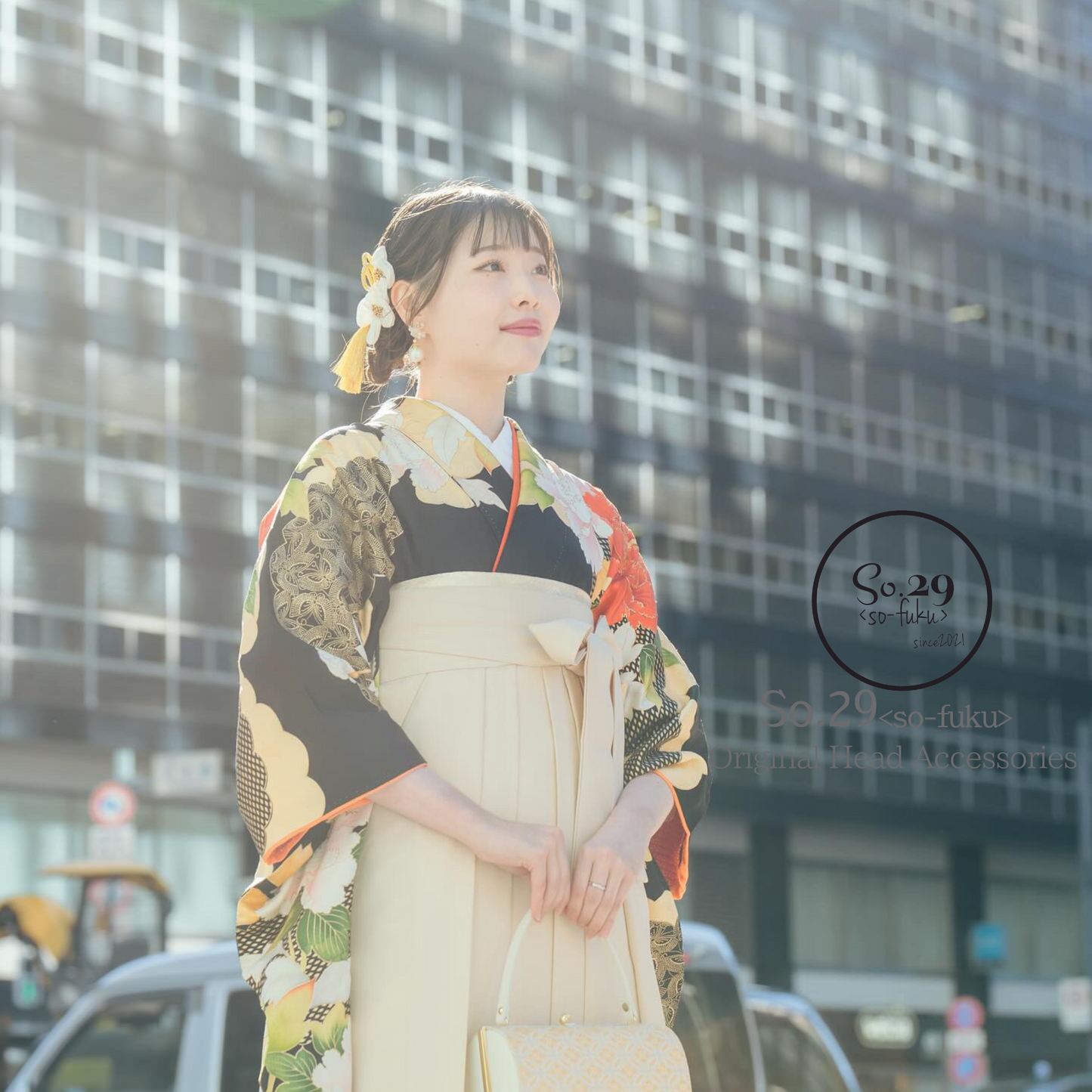 No.216|絹花〈きぬばな〉 正絹の花飾り(アイボリー/5点セット)|浴衣・訪問着・発表会に