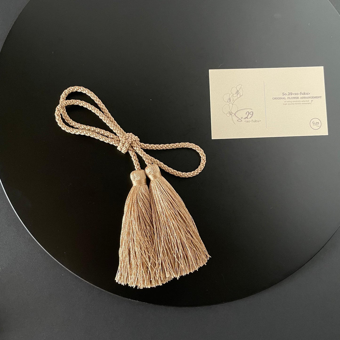 【追加オプション】タッセル _シャンパン