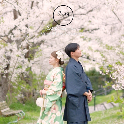 No.238｜絹花〈きぬばな〉｜淡生成り／7点セット｜白無垢・色打掛・結婚式に