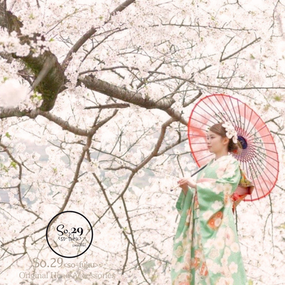 No.238｜絹花〈きぬばな〉｜淡生成り／7点セット｜白無垢・色打掛・結婚式に